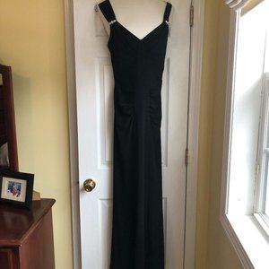 Formal Long Dress Betsy & Adam by Linda Bernell, size 4, Black.